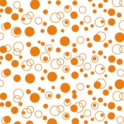 Zasłonka prysznicowa AWD INTERIOR 0817 pomarańczowa 180x180 cm #1