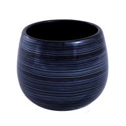 Kubek łazienkowy AWD INTERIOR Abisso 1177 czarny szary ceramika