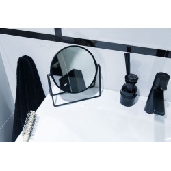 Lusterko kosmetyczne powiększające 5x AWD INTERIOR 1468 czarne loft nowoczesne #2