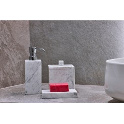 Dozownik do mydła Q-BATH Premium Decor marmur carrara #3