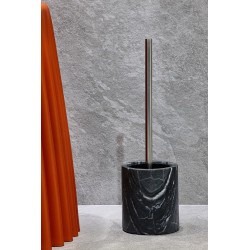 Szczotka toaletowa Q-BATH Premium Decor czarny szary marmur #2