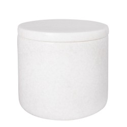 Pojemnik kosmetyczny Q-BATH biały marmur #1