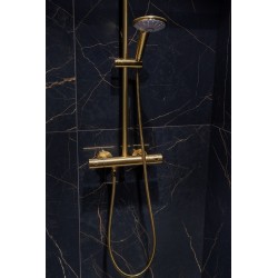 Wąż prysznicowy złoty 154 cm z obrotową końcówką #3