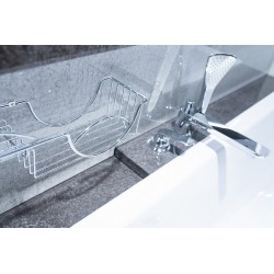 Półka pod prysznic AWD INTERIOR 0053 druciana chromowana przykręcana #3