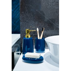 Szczotka do wc AWD INTERIOR Azul 1744 granat i złoto elegancka glamour kamionka #3