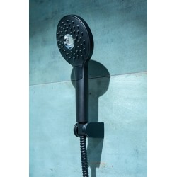 Uchwyt na słuchawkę prysznicową regulowany AWD INTERIOR 1792 czarny ruchomy #5