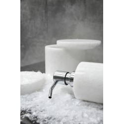 Dozownik do mydła Q-BATH Premium Decor biały marmur